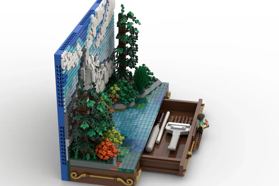 lego ideas bob ross painting 3
