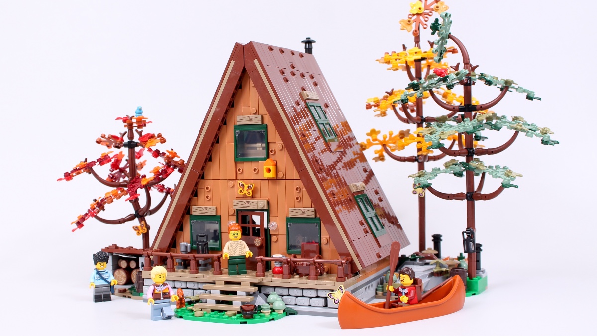 LEGO Ideas 21338 A Frame Cabin review title