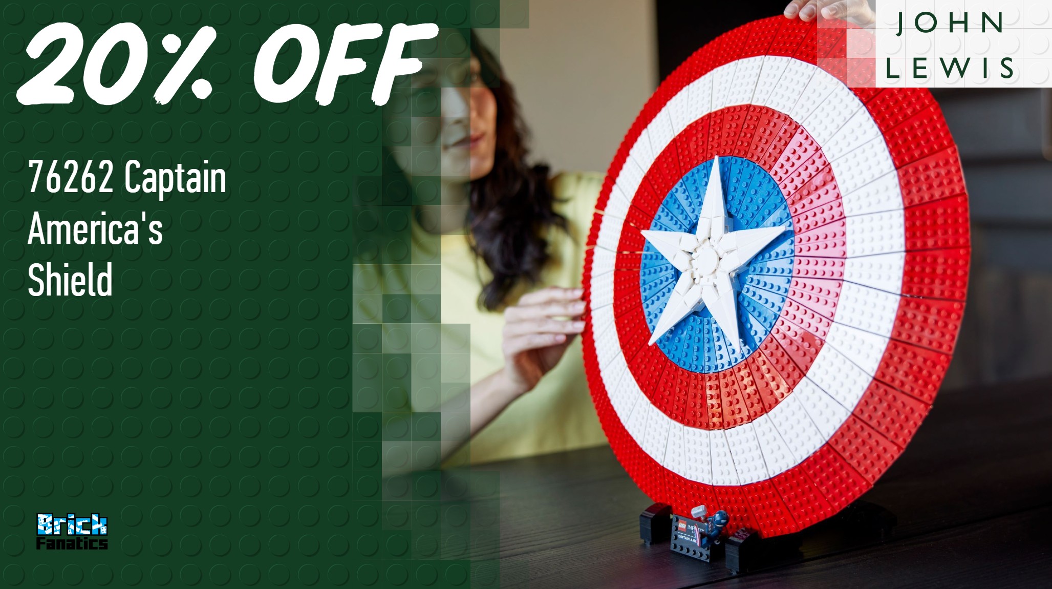 Take up the mantle with this LEGO Marvel deal at John Lewis