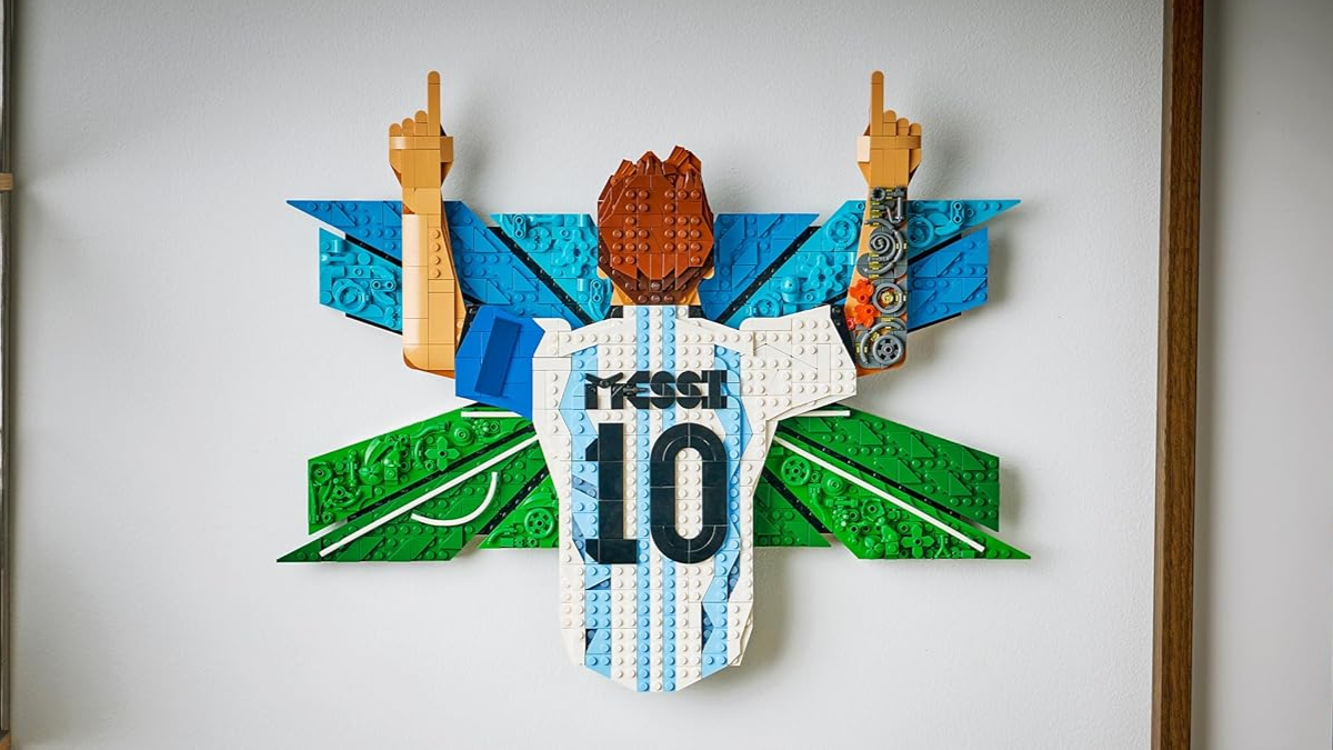 Pre-order LEGO Editions Lionel Messi art for £36 off now