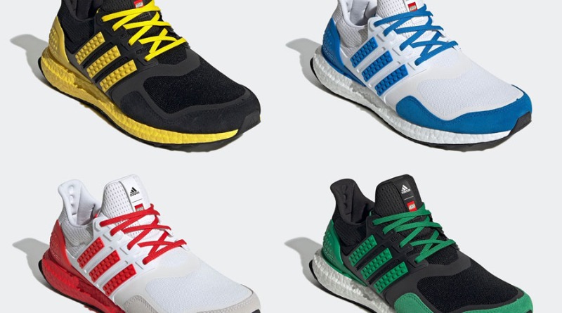 Adidas adds four new colours to LEGO trainers collection