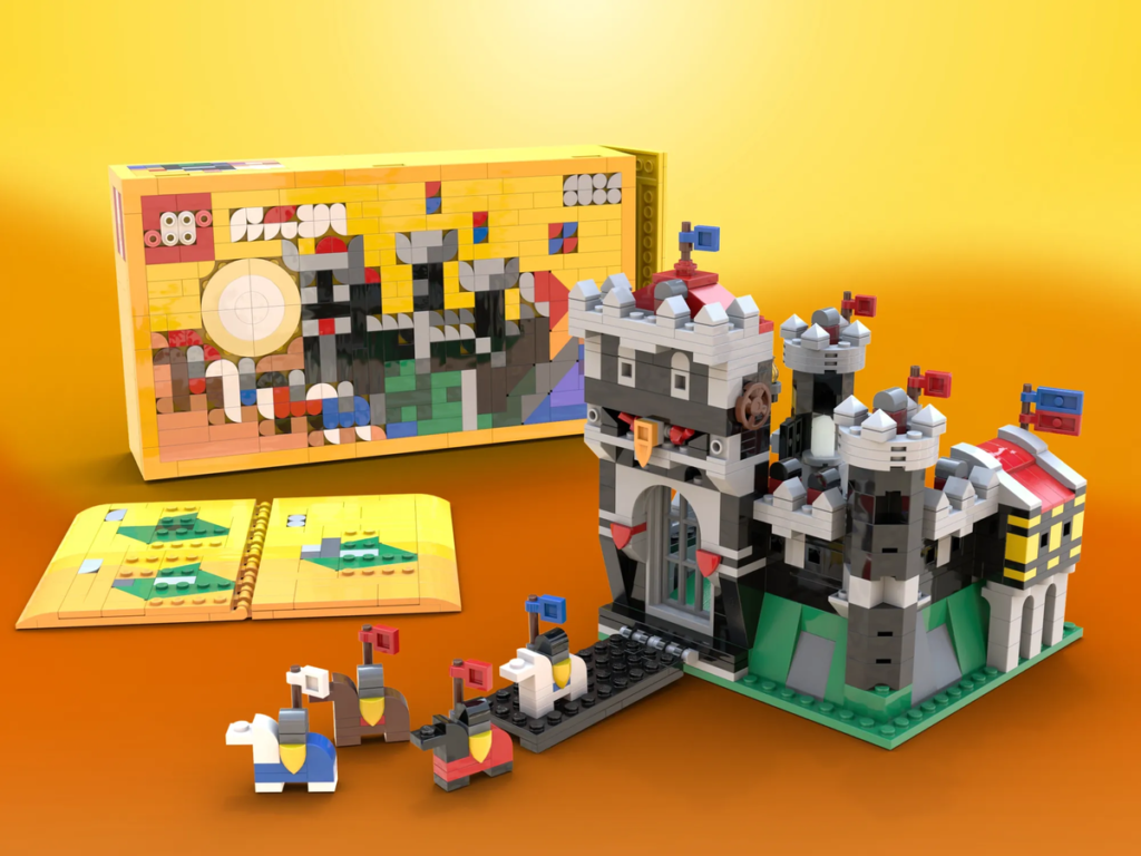 LEGO Ideas microscale Black Knights Castle 1024x768