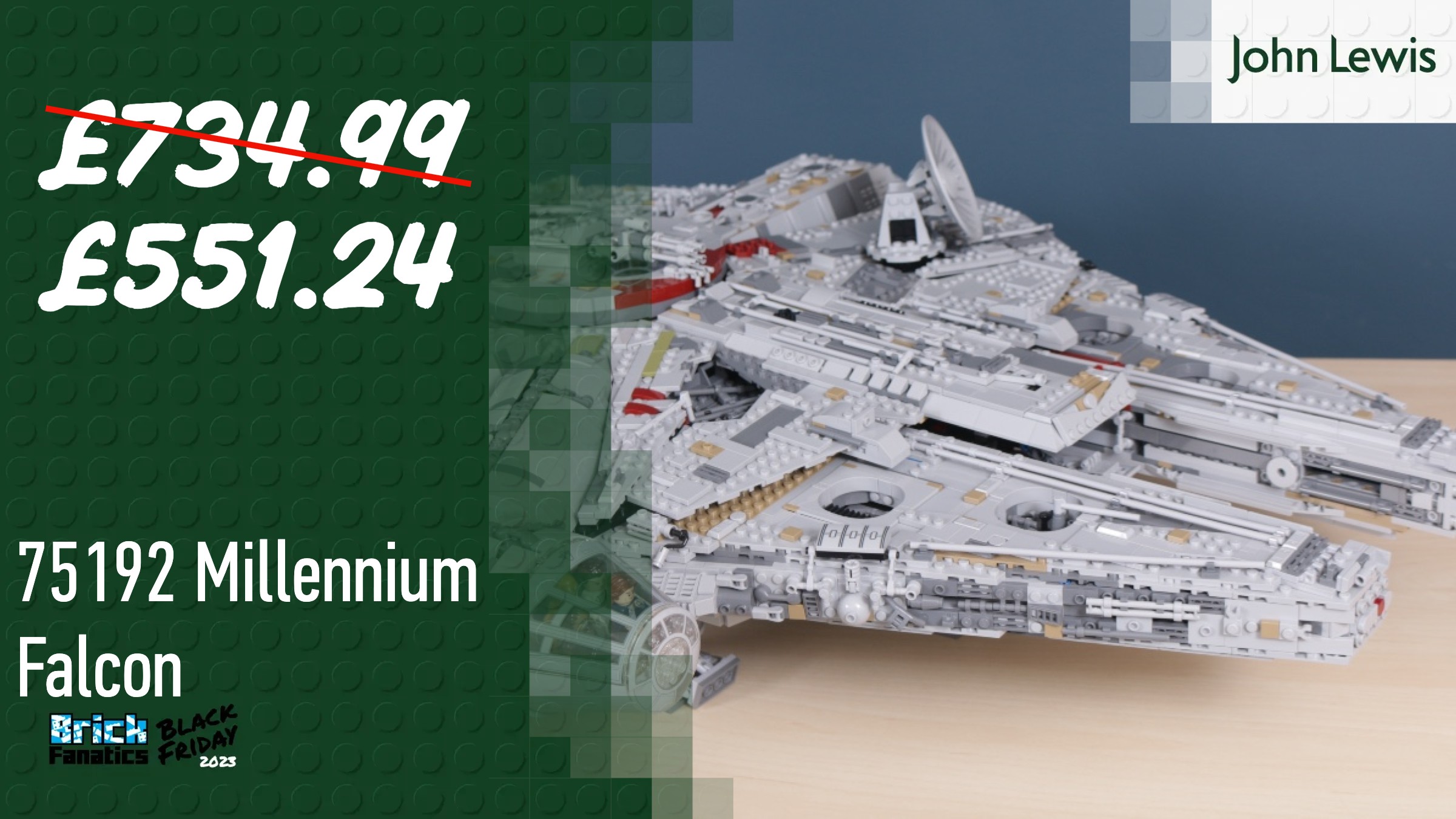 Back in stock: Black Friday deal on LEGO Star Wars UCS Millennium Falcon