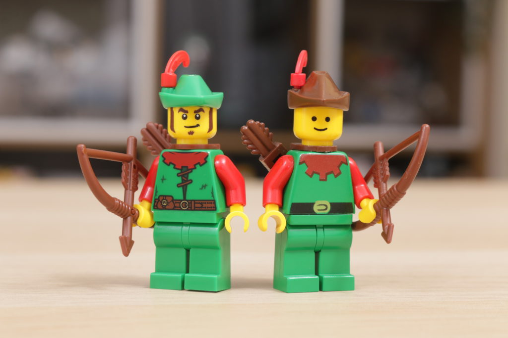 LEGO Castle 40567 Forest Hideout gift with purchase Classic Castle Forestmen minifigure comparison 1 1024x683