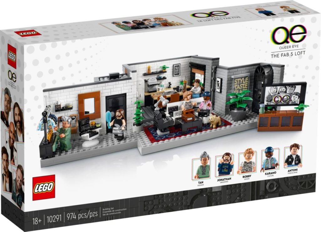 LEGO for Adults 10291 Queer Eye The Fab 5 Loft 1 1 1024x742