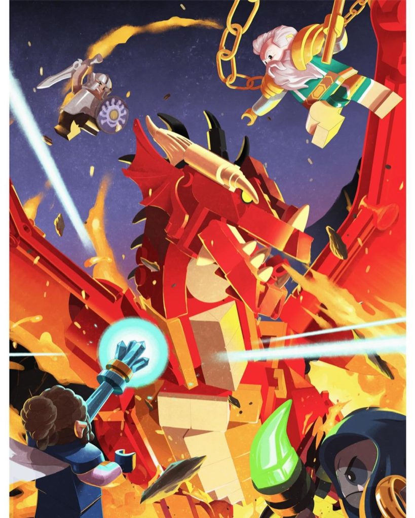 LEGO Dungeons Dragons posters Jordan Scott Instagram 2 819x1024