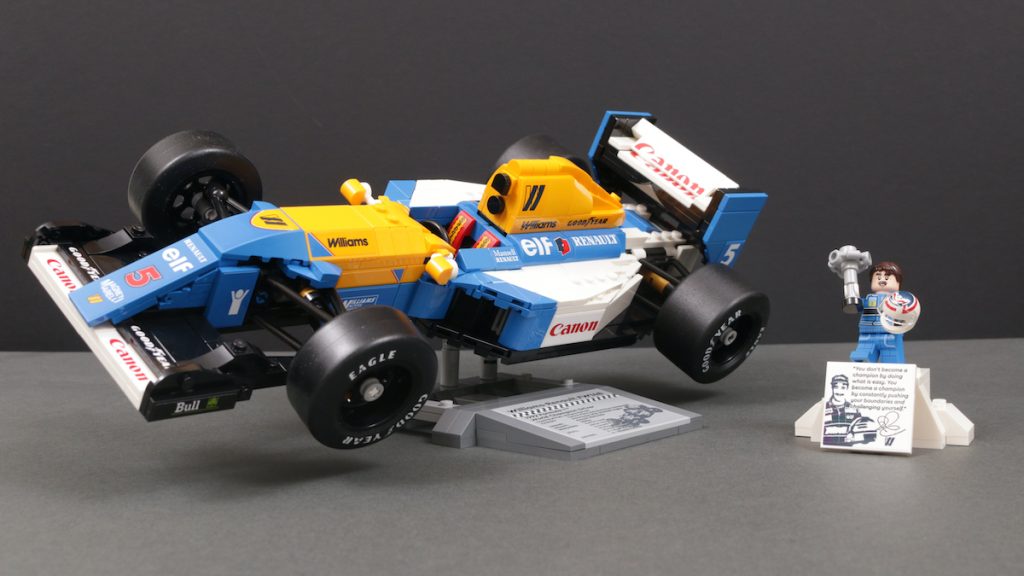 LEGO Icons 10353 Williams Racing FW14B Nigel Mansell review title 1024x576