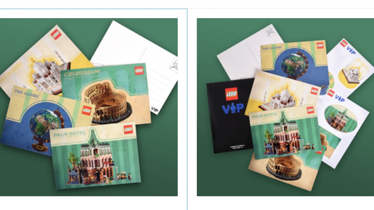 Travel the world with new LEGO VIP postcard rewards