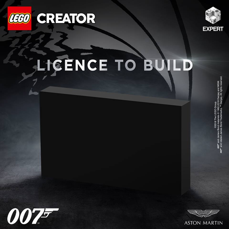LEGO Creator Expert 10262 James Bond Aston Martin DB5 box teased