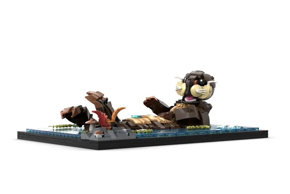 LEGO Ideas Floating Sea Otter 3