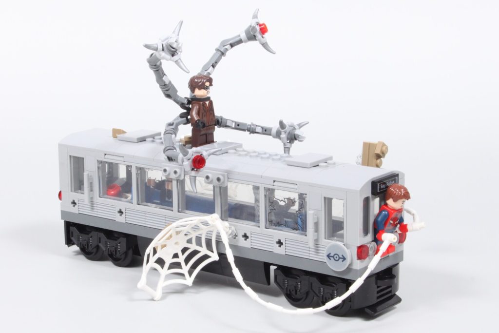lego marvel 76321 Spider Man vs. Doc Ock Subway Train Scene review 1 1024x683