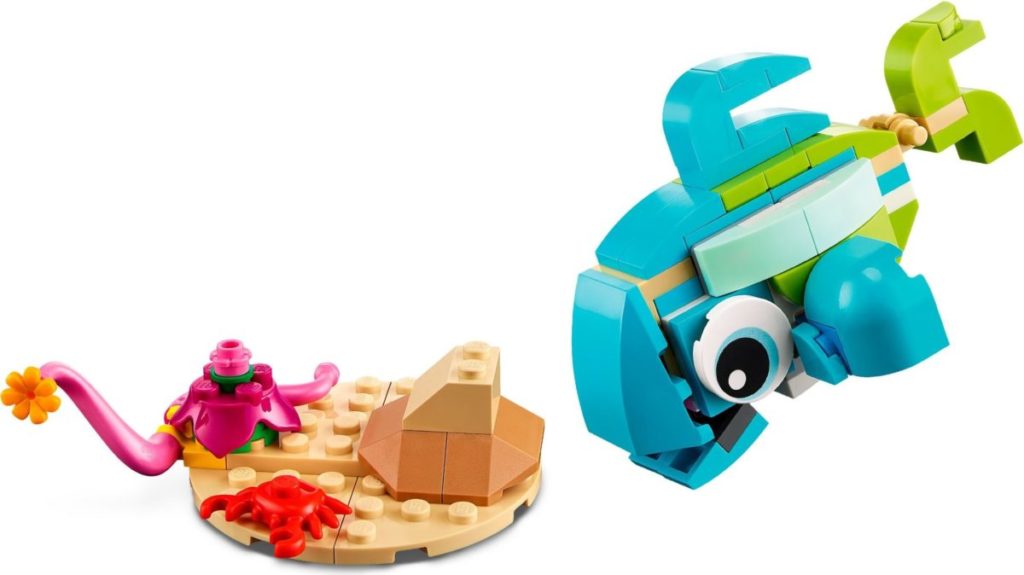 LEGO Creator 3 in 1 31128 Dolphin and Turtle 5 1024x575