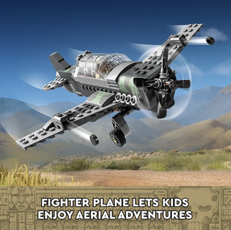 LEGO Indiana Jones 77012 FIghter Plane Chase Lifestyle 2