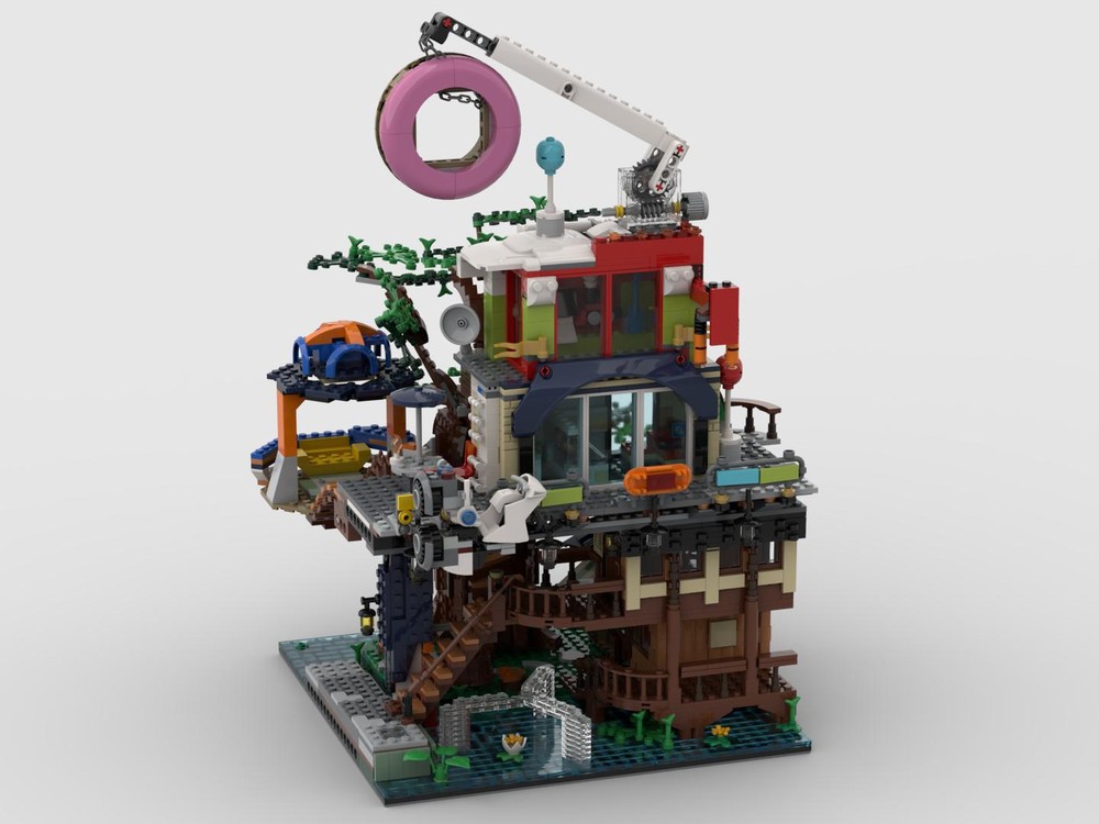 icedragonj ninjago city rest stop