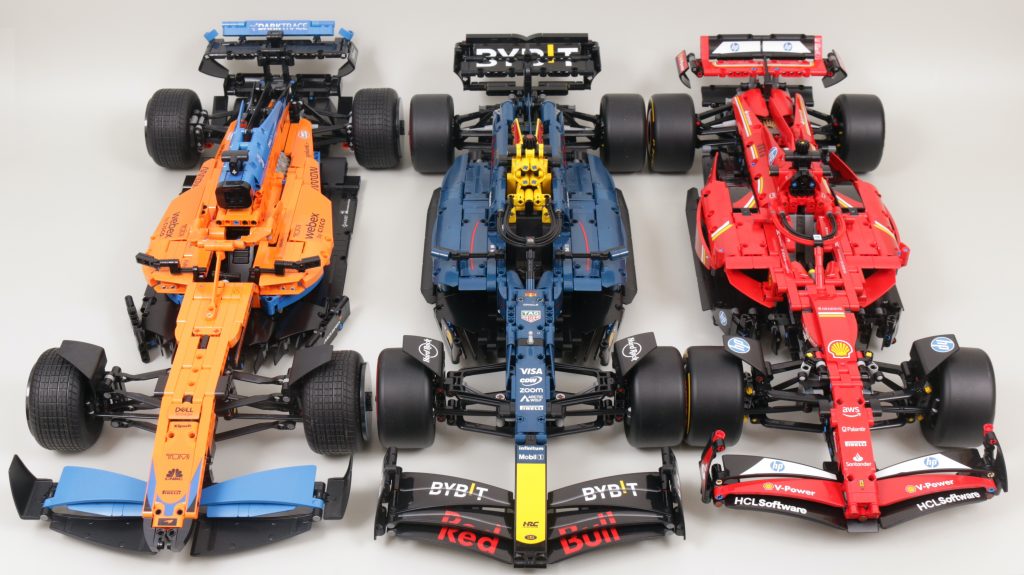 LEGO Technic 42206 Oracle Red Bull Racing RB20 F1 Car 42141 McLaren Formula 1 Race Car comparison 30 1024x575