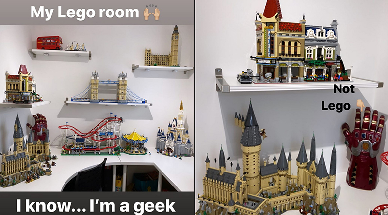 Reality TV's Dan Osborne shows off his LEGO collection