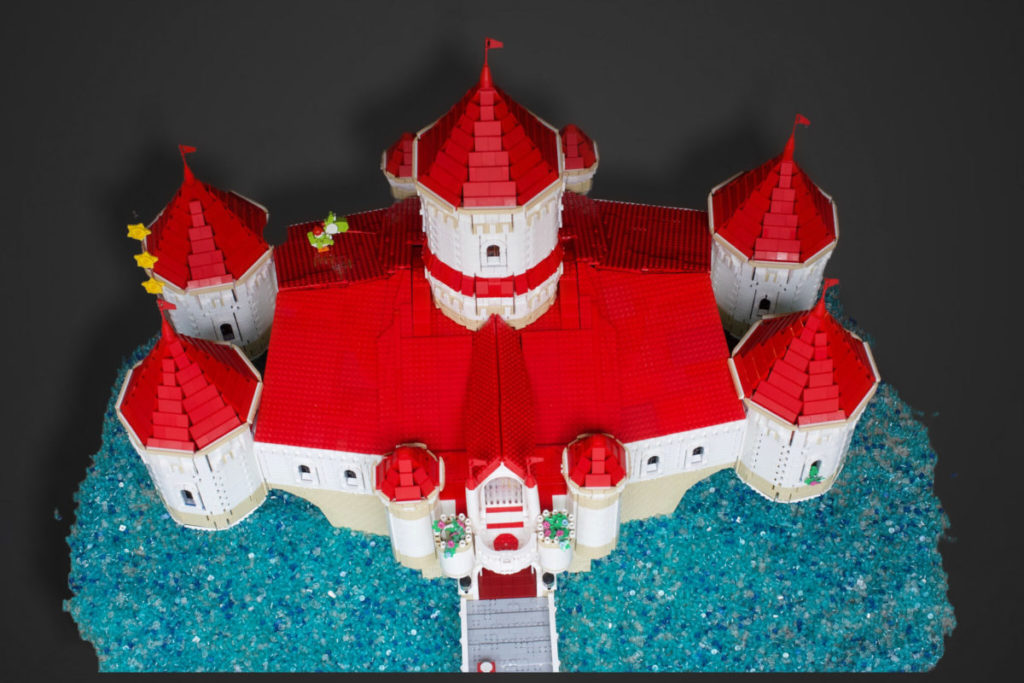 LEGO Super Mario Peachs Castle Eurobricks build 5 1024x683