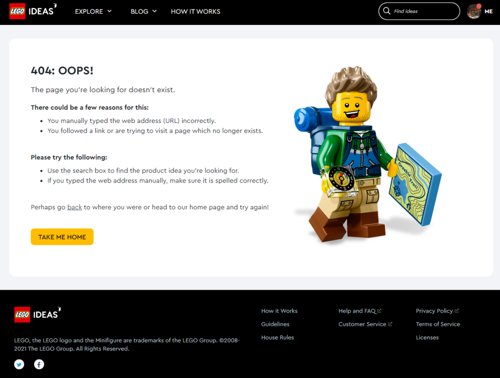 LEGO Ideas holiday village error 404 new 1024x775