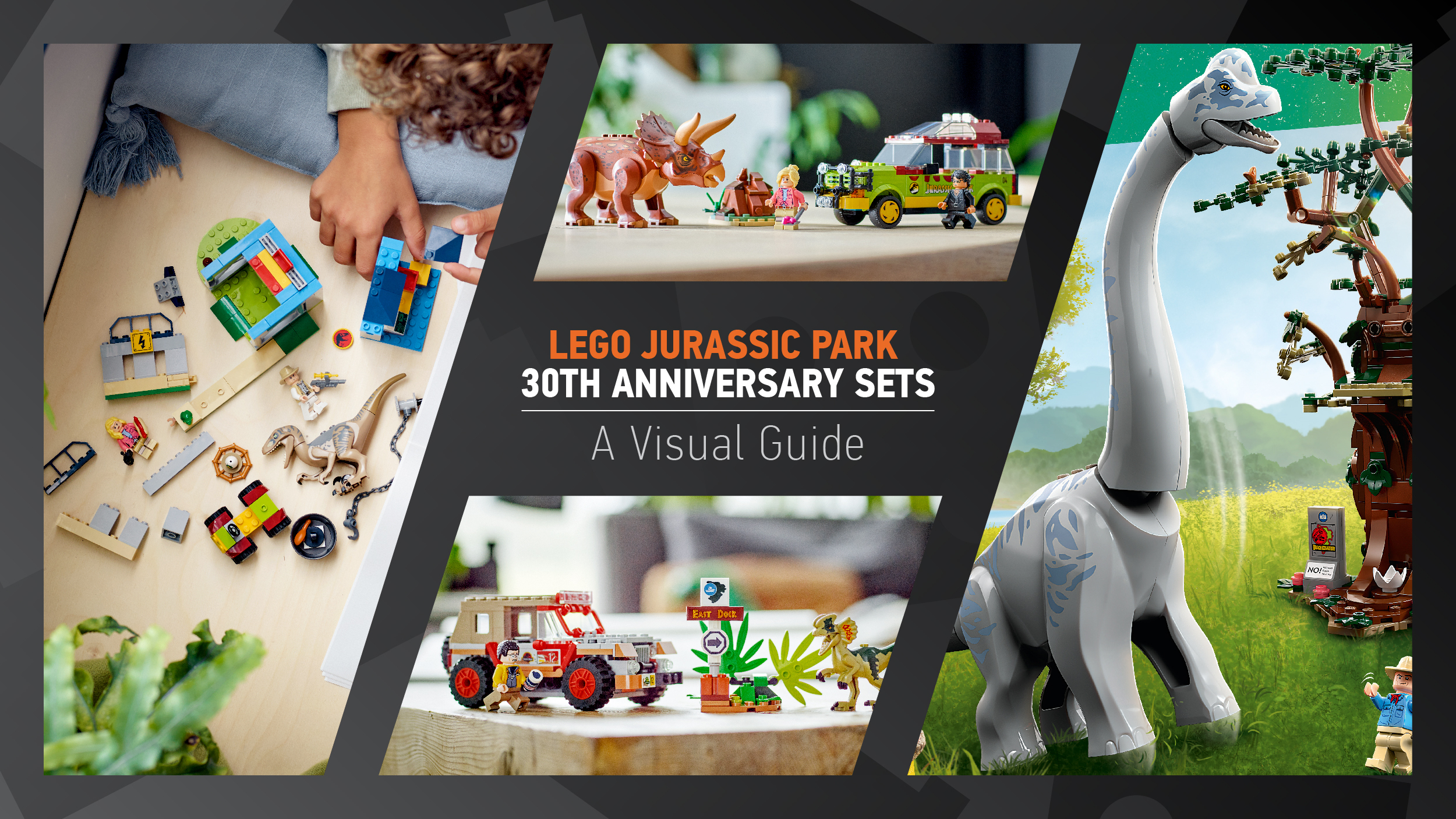 LEGO Jurassic Park 30th anniversary sets visual tour and gallery
