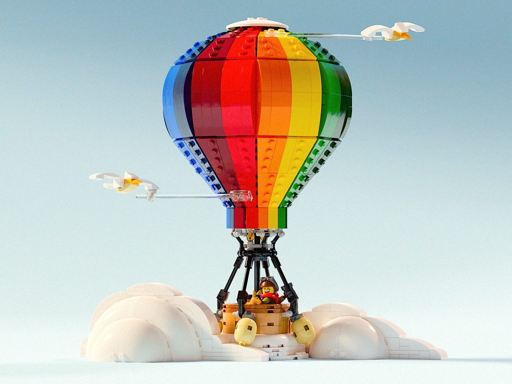 LEGO BrickLink Hot Air Balloon 1024x768