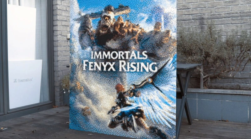 Ubisoft teams up with LEGO artist for giant Immortals Fenyx Rising Mosaic