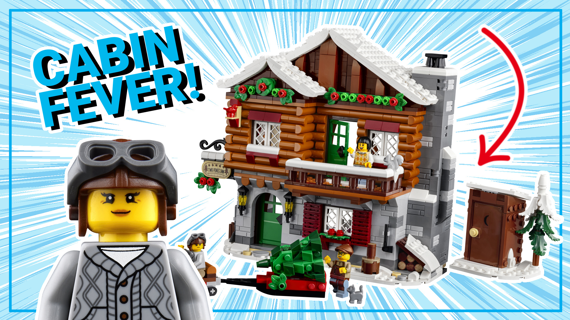 'Tis the year for LEGO log cabins – and a lot of them