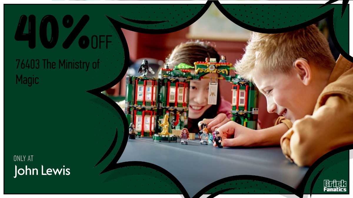 Huge 40% discount on LEGO Harry Potter 76403 The Ministry of Magic