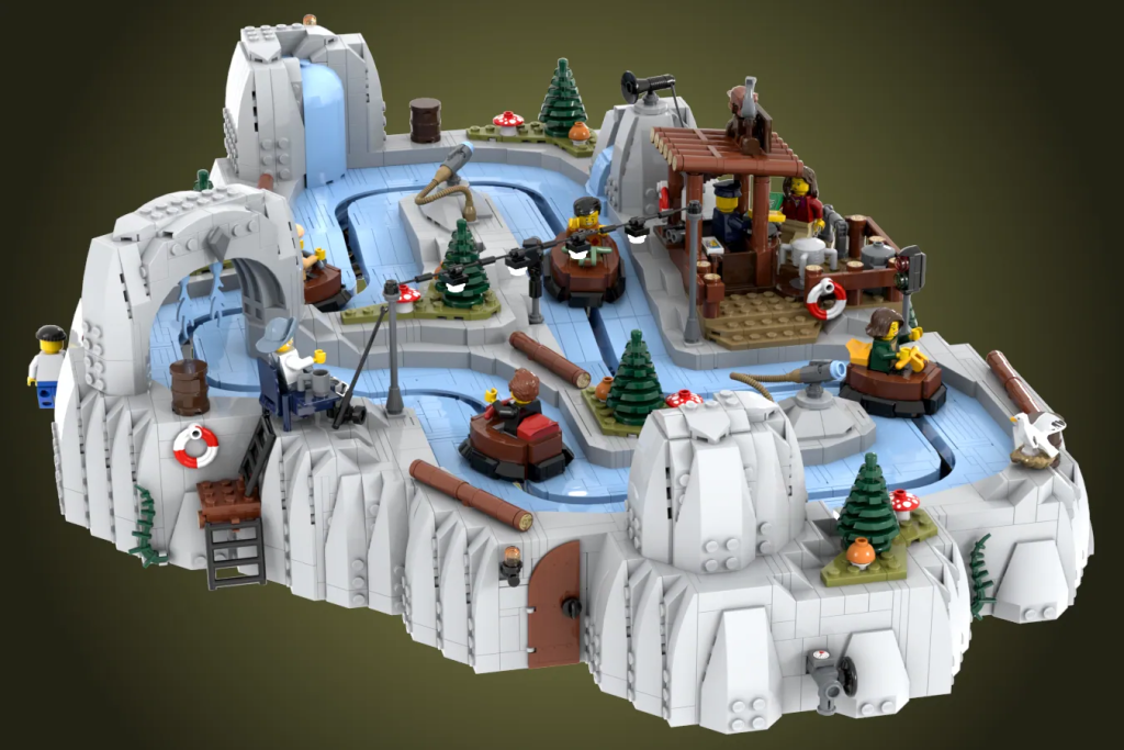 LEGO Ideas Working River Rapids Ride Fairground Rafting Coaster 3 1024x683
