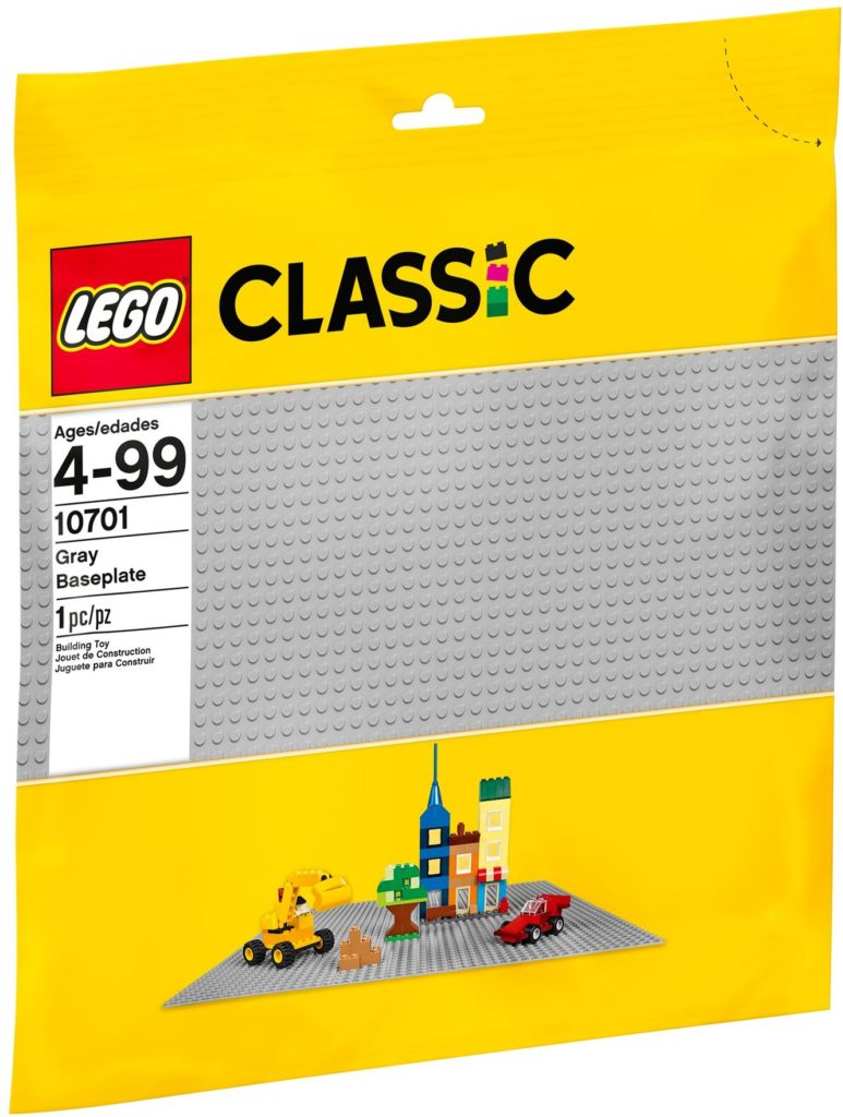 LEGO Classic 10701 Gray Baseplate