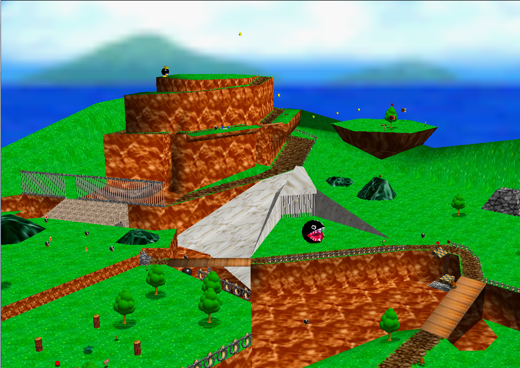 Bob omb battlefield Super Mario 64