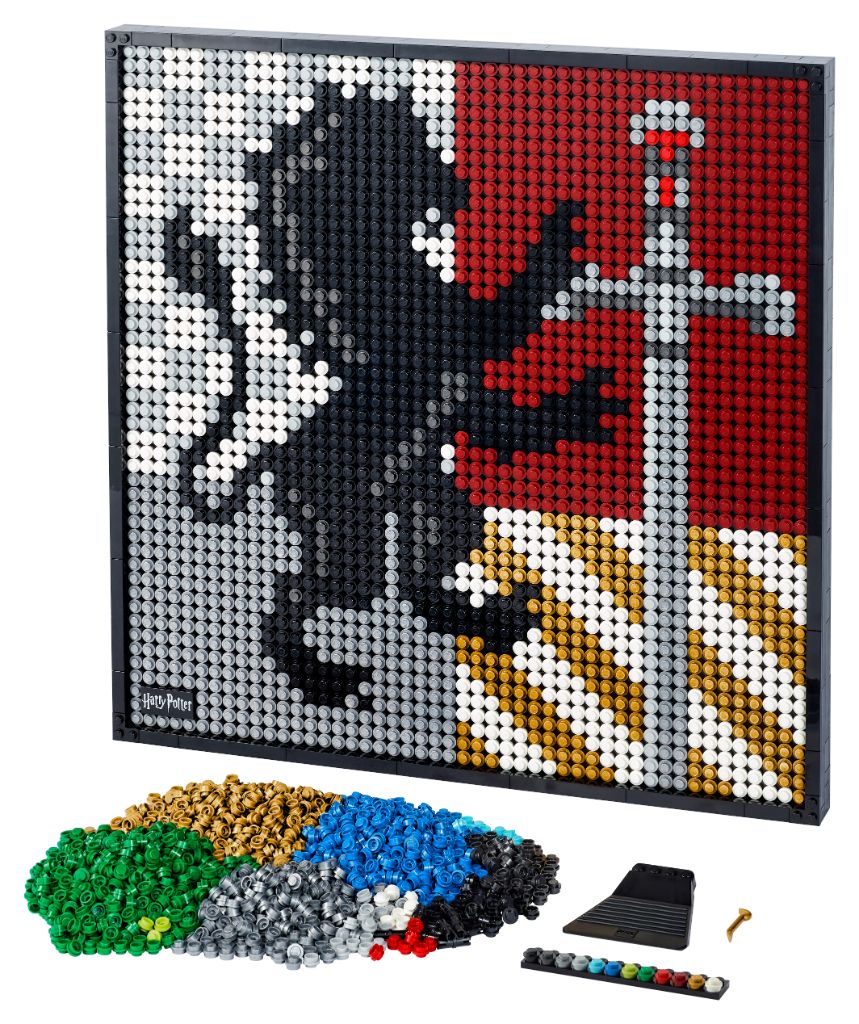 LEGO Art 31201 Harry Potter Hogwarts Crests 6