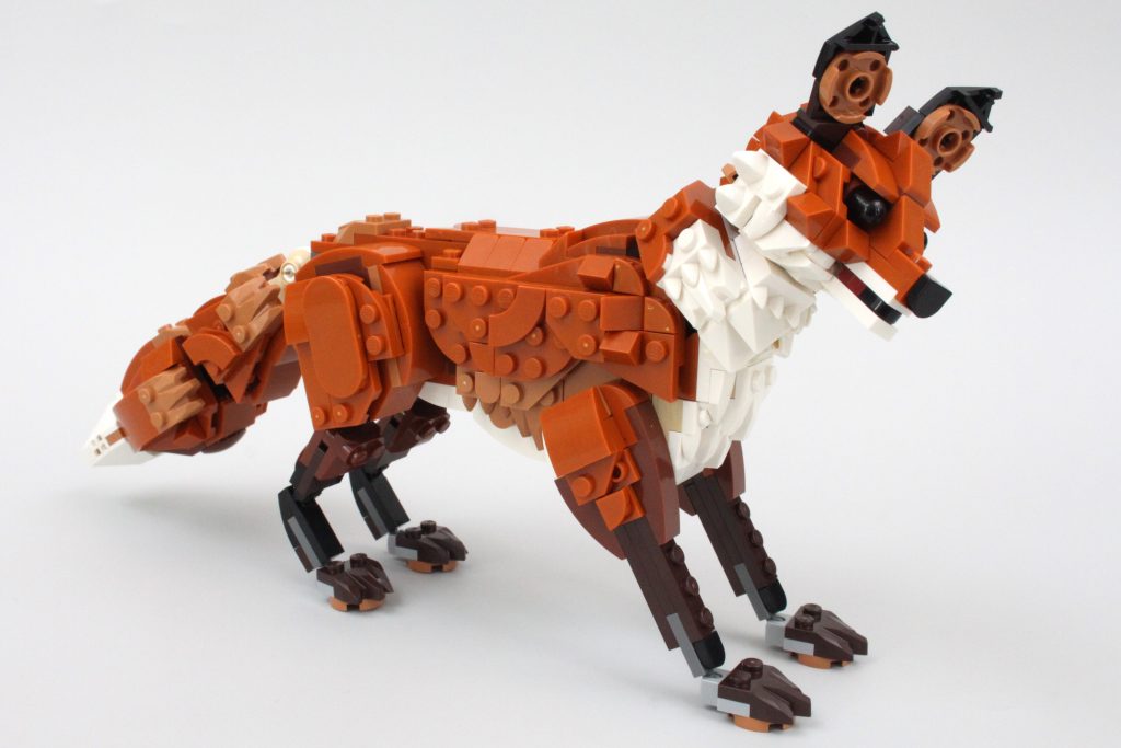 lego creator 3 in 1 31154 forest animals red fox review fox model 5 1024x683