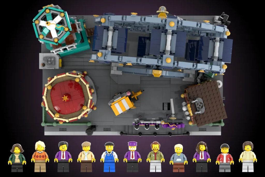 LEGO Ideas working modular fairground 7 1024x683