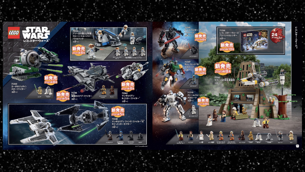 Four new LEGO Star Wars sets revealed by LEGO catalogue