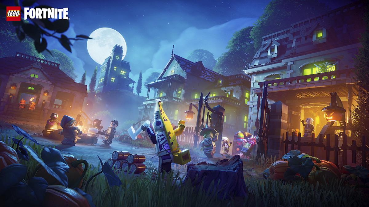 LEGO Fortnite Brick or Treat update brings split screen and Halloween rewards
