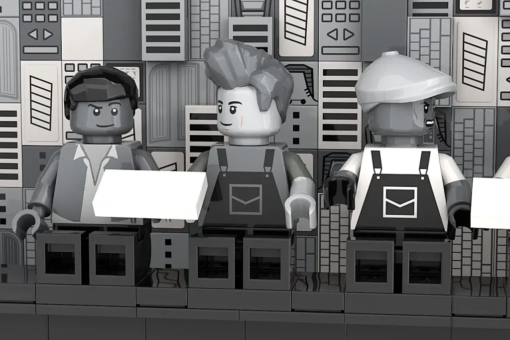 LEGO Ideas Lunch Atop a Skyscraper 7 1024x682