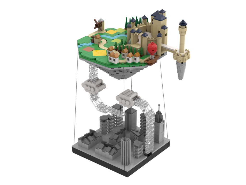 LEGO Ideas Floating Island Tensegrity 4