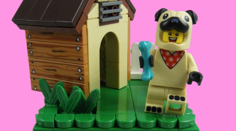 LEGO Collectible Minifigures Series 21 vignettes – Pug Costume Guy