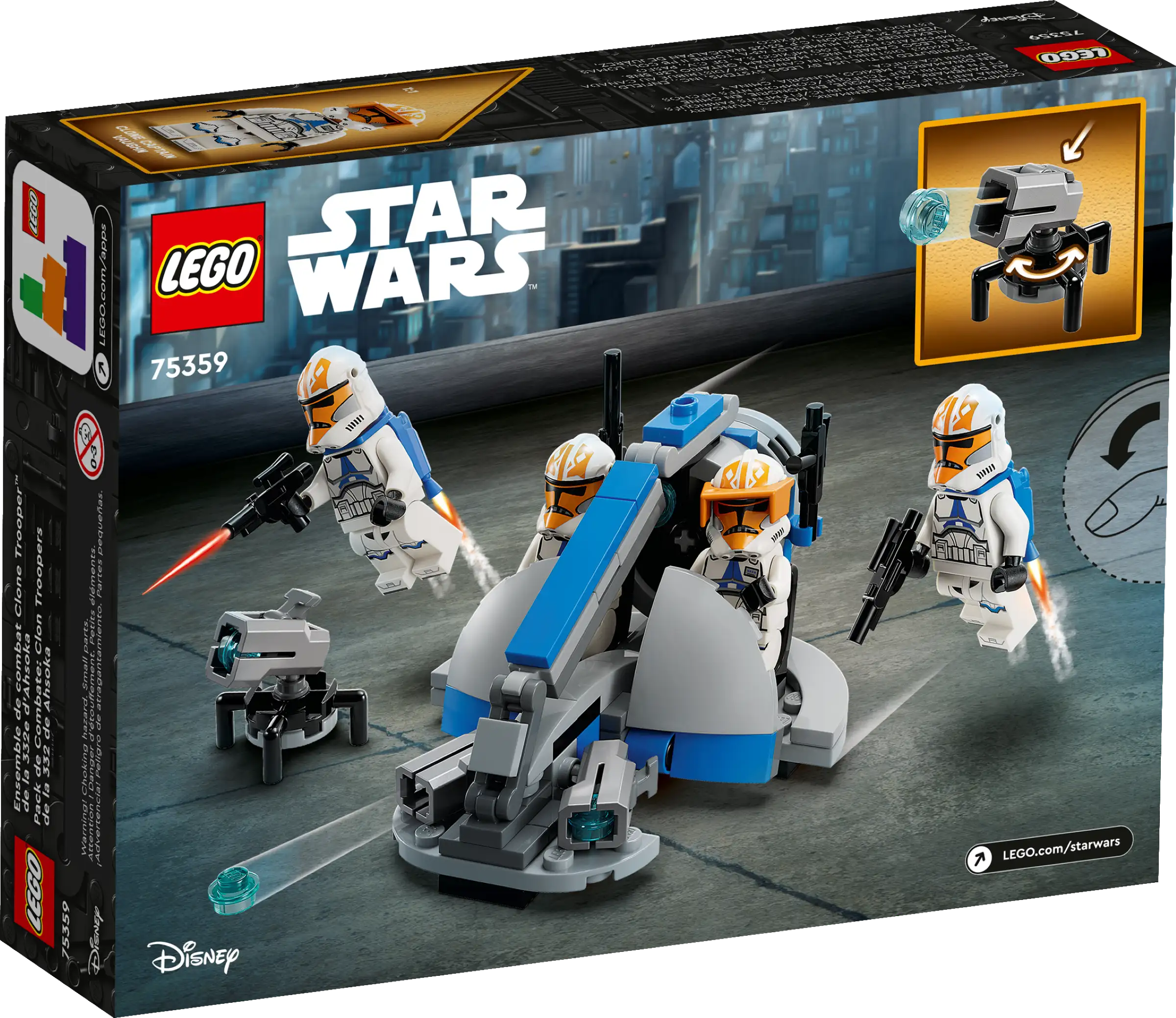 LEGO Star Wars 75359 332nd Ahsokas Clone Trooper Battle Pack 06