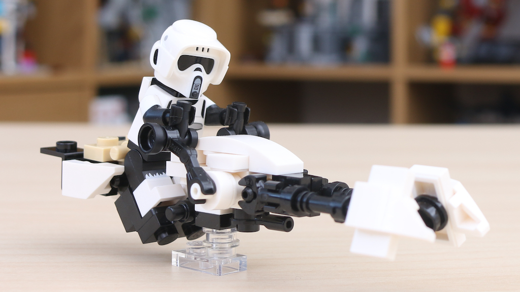 LEGO Star Wars The Mandalorian Speeder Bike Z 74 custom build 7
