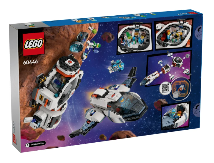 LEGO City 60446 Galactic Spaceship box back