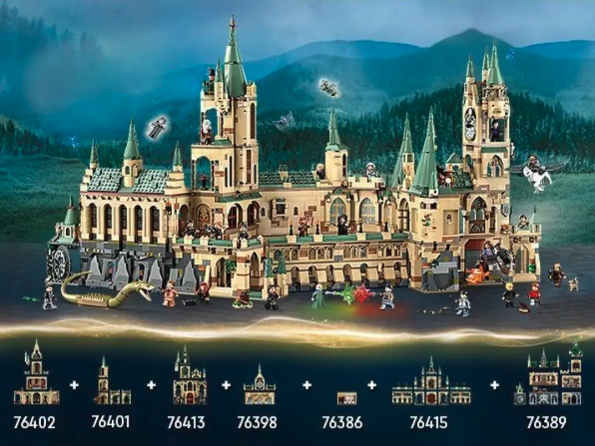 lucky bricks LEGO Harry Potter Modular Hogwarts