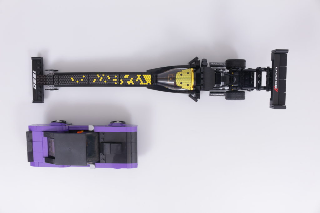 LEGO Speed Champions 76904 Mopar DodgeSRT Top Fuel Dragster and 1970 Dodge Challenger TA review 3
