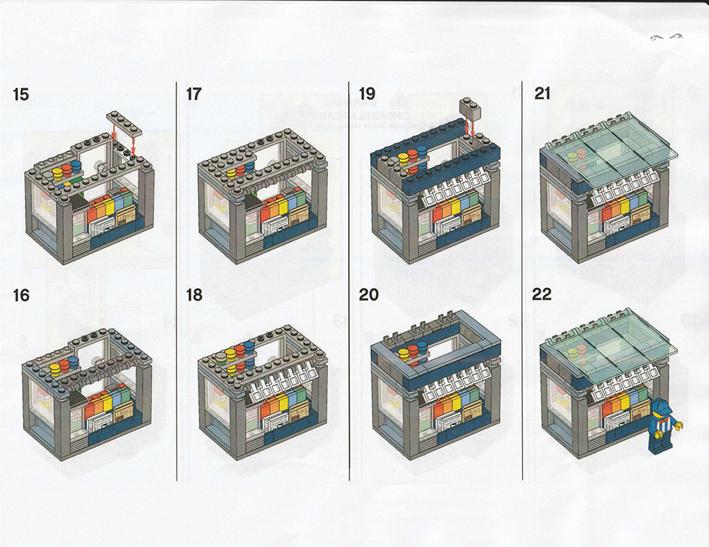 LEGO Newsstand Instructions 4