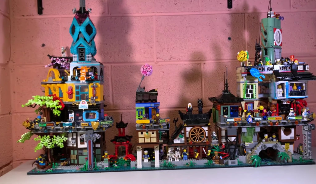 lego 71741 ninjago city gardens connected 70620 reverse