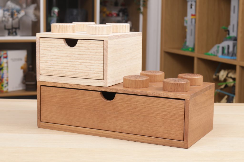 LEGO Room Copenhagen Wooden Desk Drawer 2x2 and 2x4 review 49 1024x683