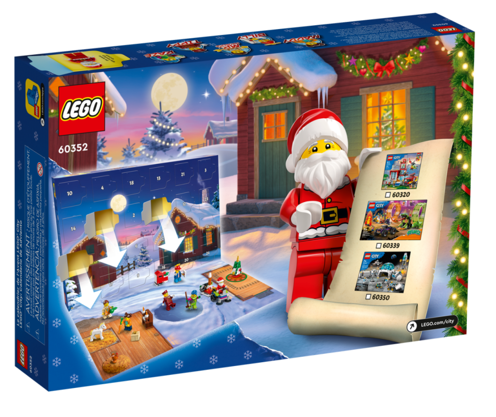 LEGO CITY 60352 advent calendar box back 1024x860