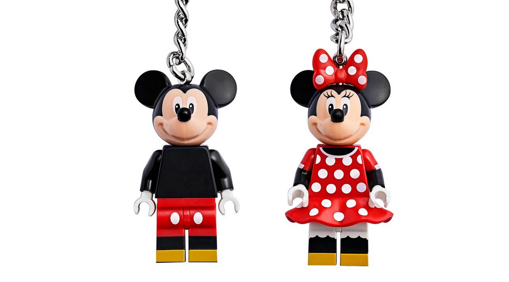 LEGO Disney Mickey and Minnie Mouse key chains coming soon