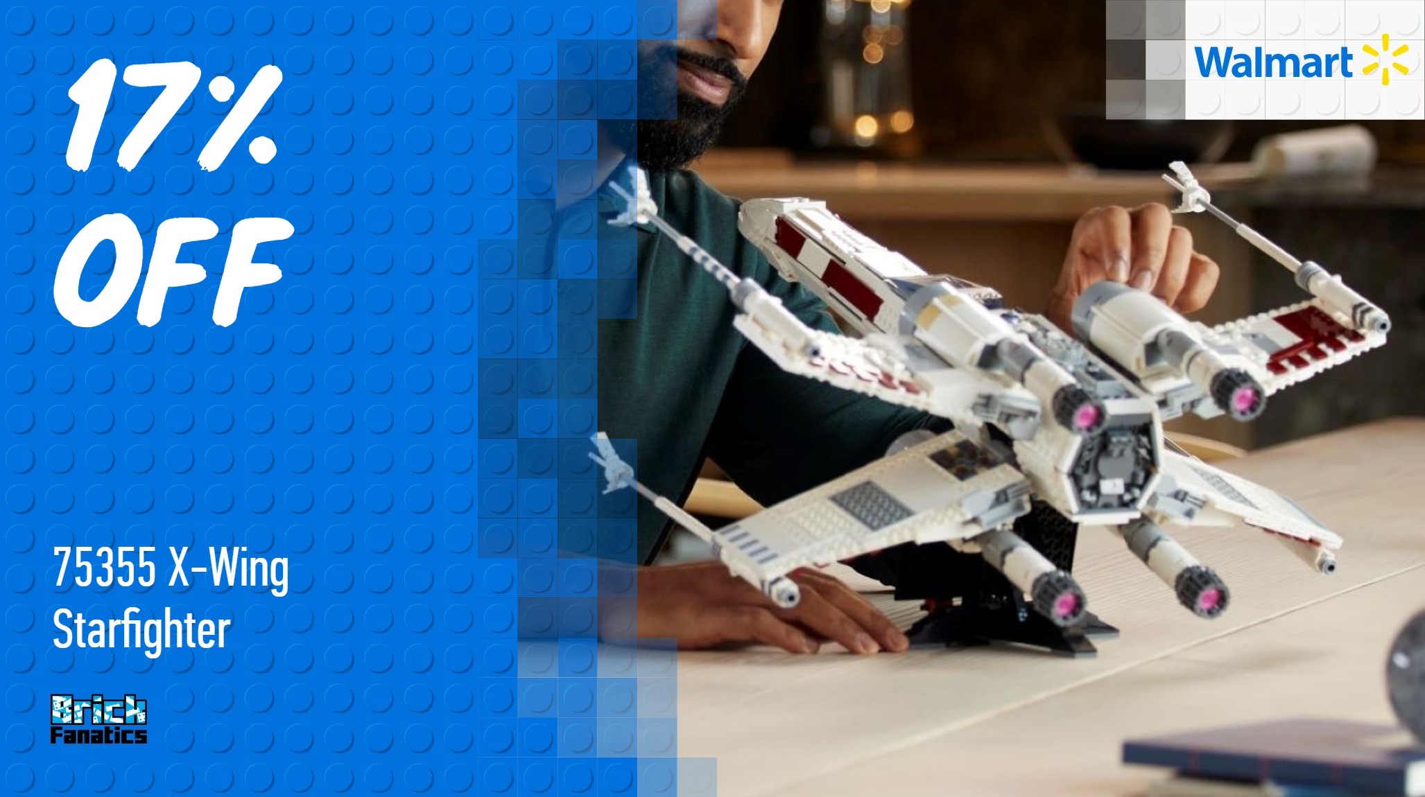Massive saving on iconic LEGO Star Wars UCS X-Wing Starfighter