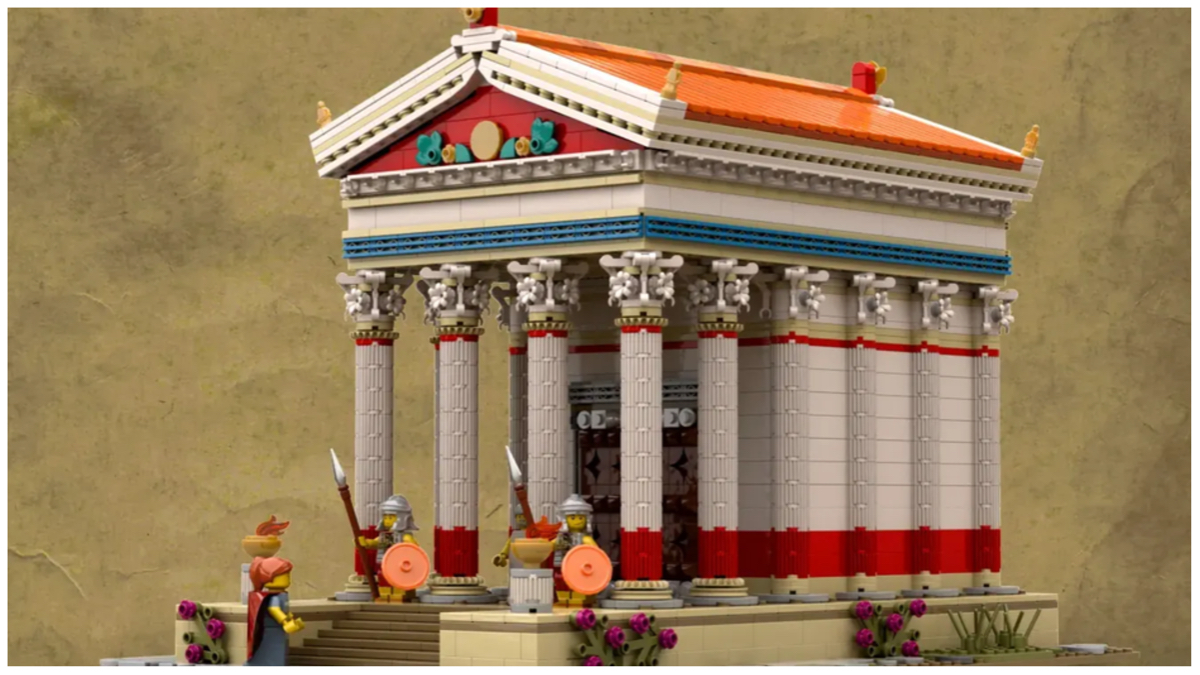 It's Back to the Past as the Roman Temple achieves 10k votes on LEGO Ideas